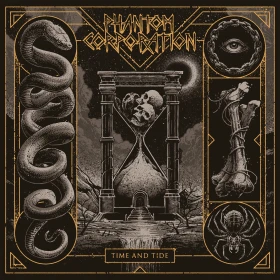 PHANTOM CORPORATION · Time And Tide | ORANGE MARBLED LP (Thrash Metal/D-Beat/Death Metal Vinyl) · Bild 1