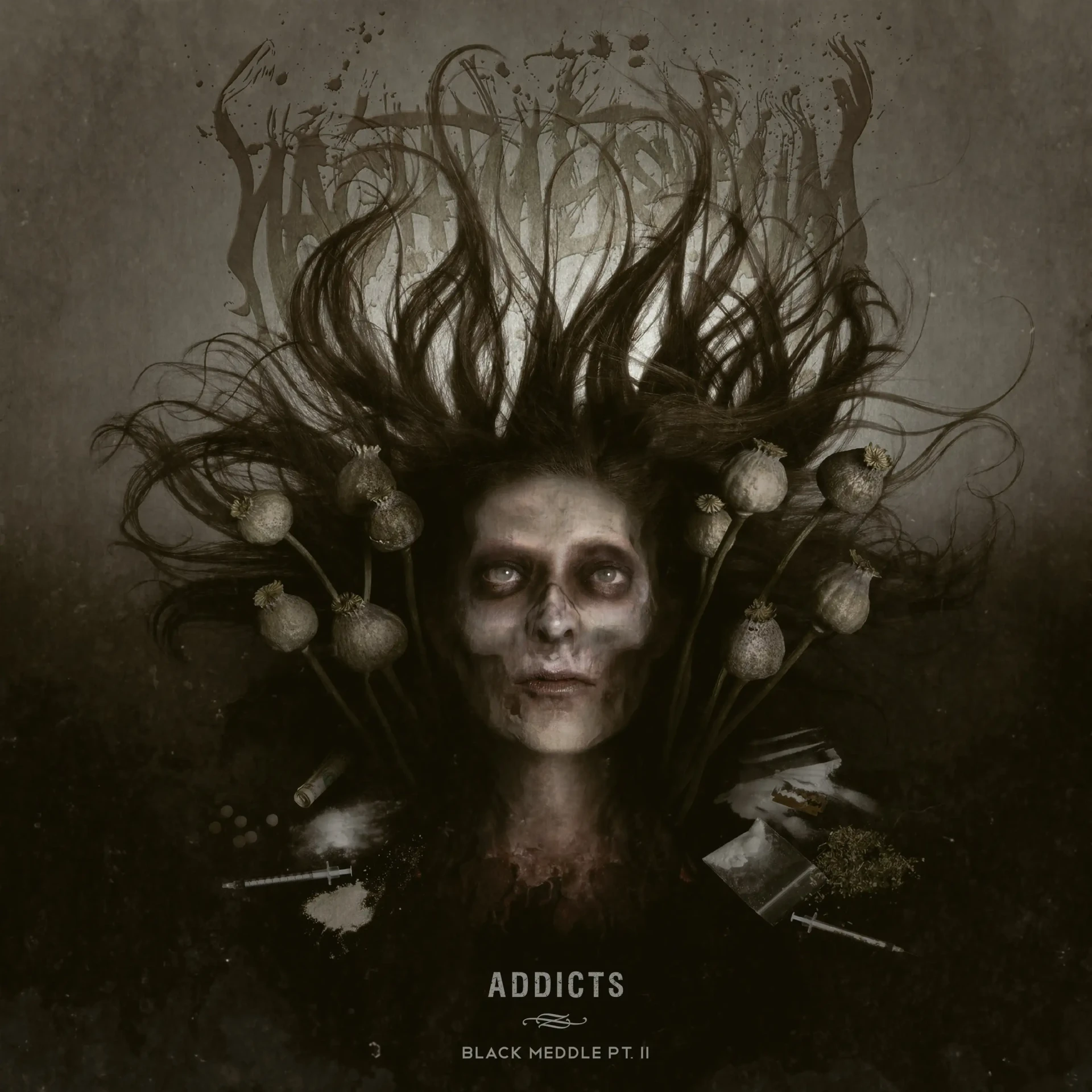 NACHTMYSTIUM · Addicts - Black Meddle Pt. II | BLACK 2LP (Black Metal Vinyl) · Bild 1