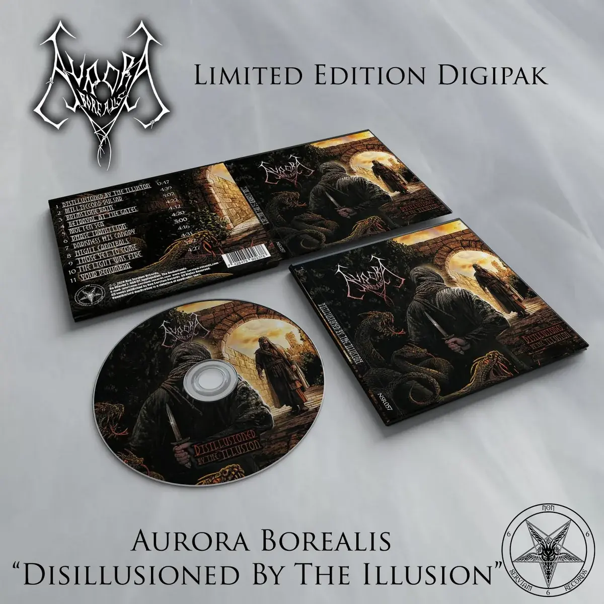 AURORA BOREALIS · Disillusioned By The Illusion | DIGIPAK CD (Death Metal/Black Metal CDs) · Bild 2