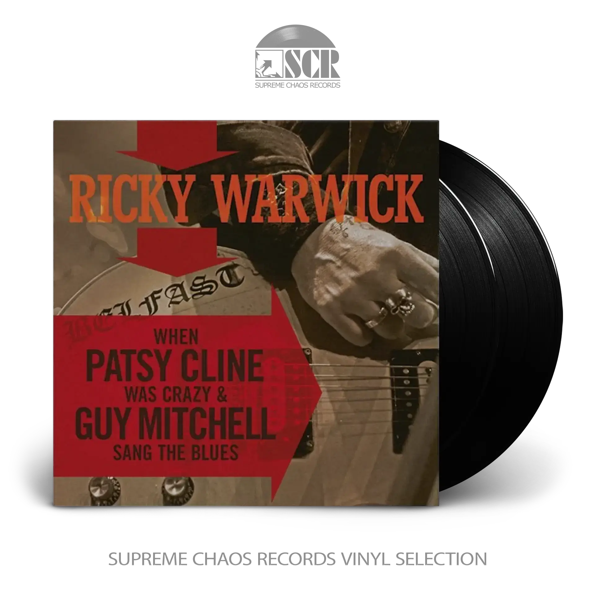 RICKY WARWICK - When Patsy Cline Was Crazy & Guy Mitchell Sang The Blues / Hearts On Trees [BLACK 2LP] (Classic Rock Vinyl)
