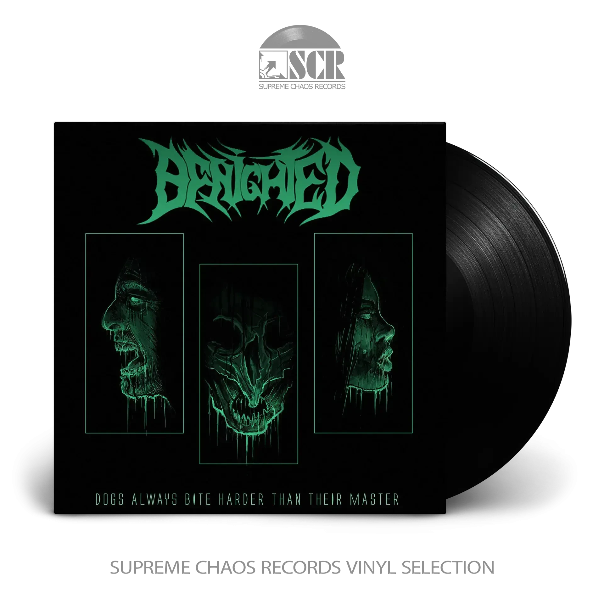 BENIGHTED · Dogs Always Bite Harder Than Their Master | BLACK LP (Death Metal Vinyl)