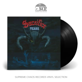 SACRIFICE · Tears | BLACK LP (Thrash Metal Vinyl)
