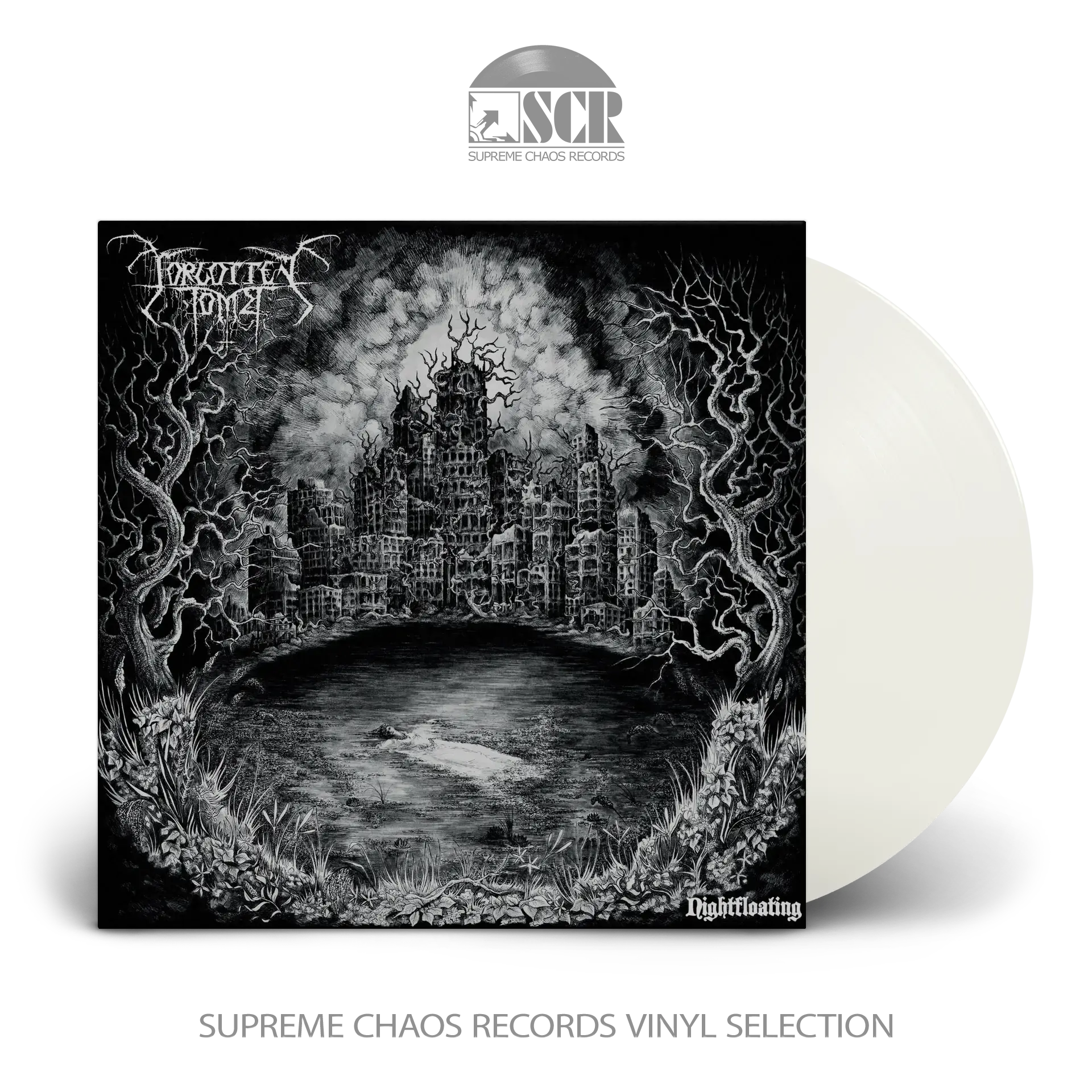 FORGOTTEN TOMB · Nightfloating | CLEAR LP (Black Metal/Doom Metal Vinyl)