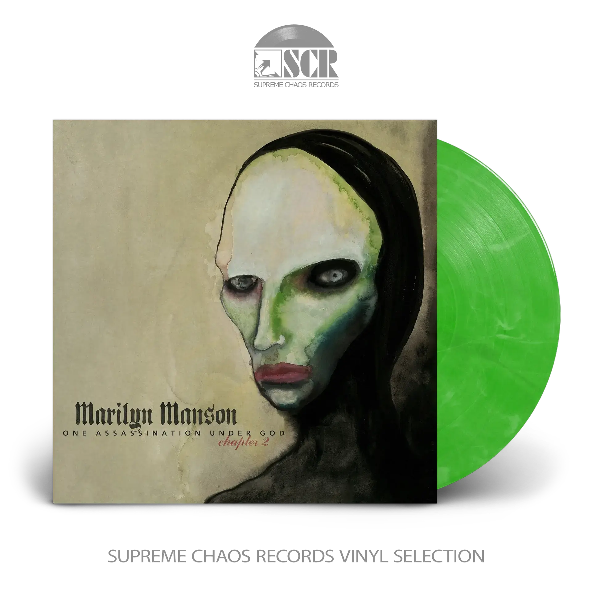 MARILYN MANSON · One Assassination Under God - Chapter 2 | GREEN BLUE MARBLED LP (Alternative Rock Vinyl)