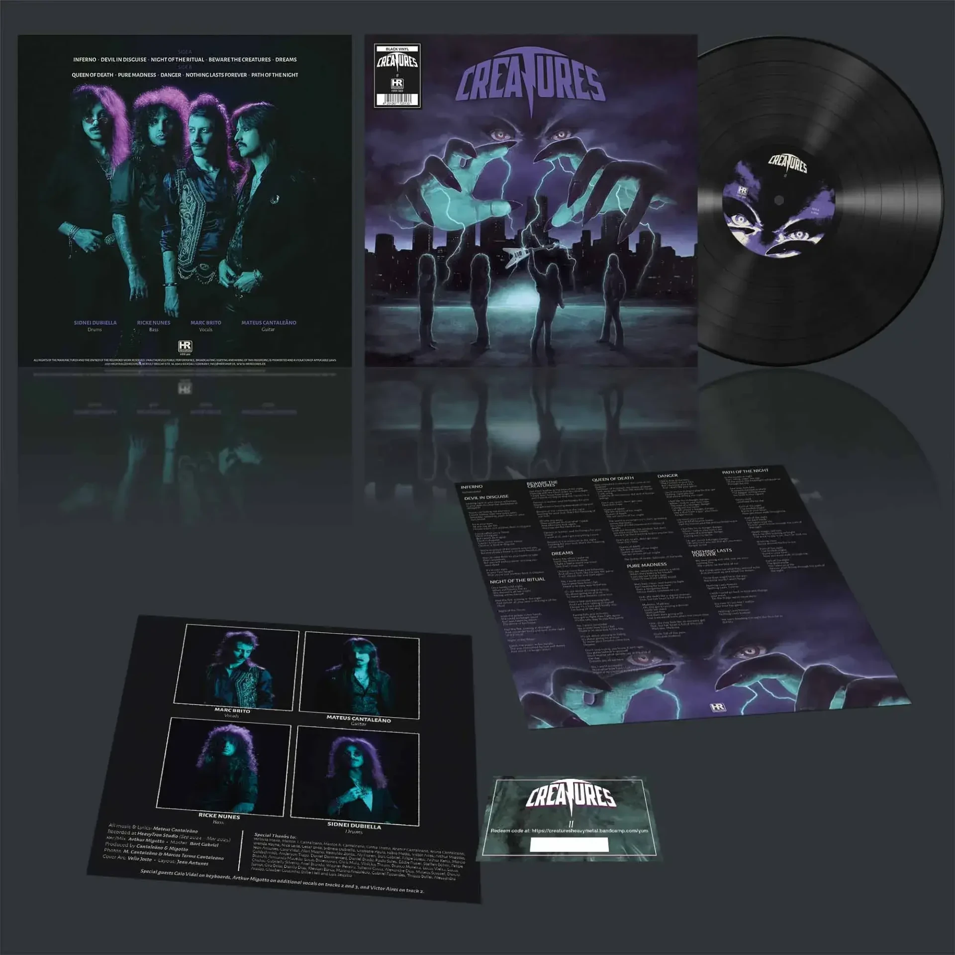 CREATURES - Creatures II · BLACK LP (Heavy Metal Vinyl) · Bild 2
