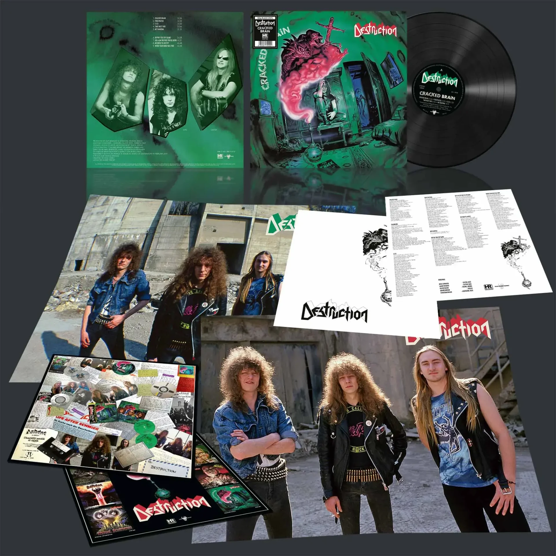 DESTRUCTION - Cracked Brain [BLACK LP] (Thrash Metal Vinyl) · Bild 2