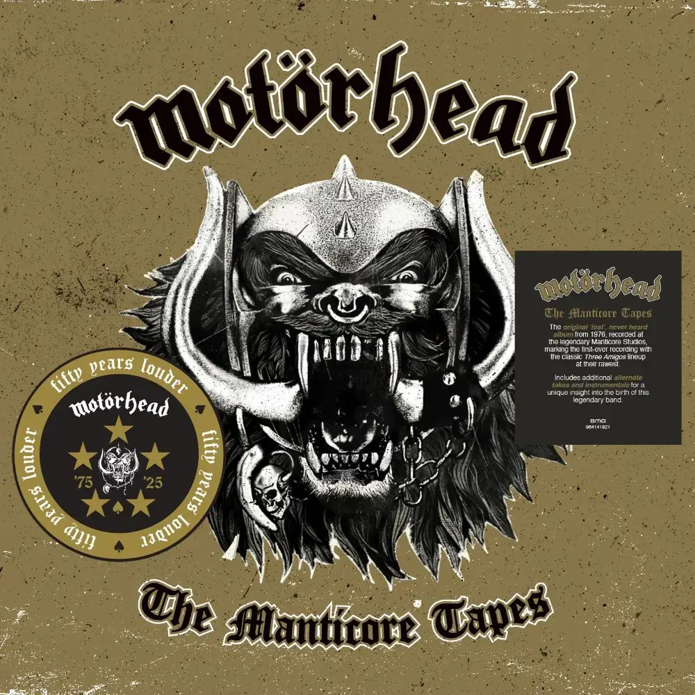 MOTÖRHEAD · The Manticore Tapes | BLACK LP (Heavy Metal/Hardrock Vinyl) · Bild 1