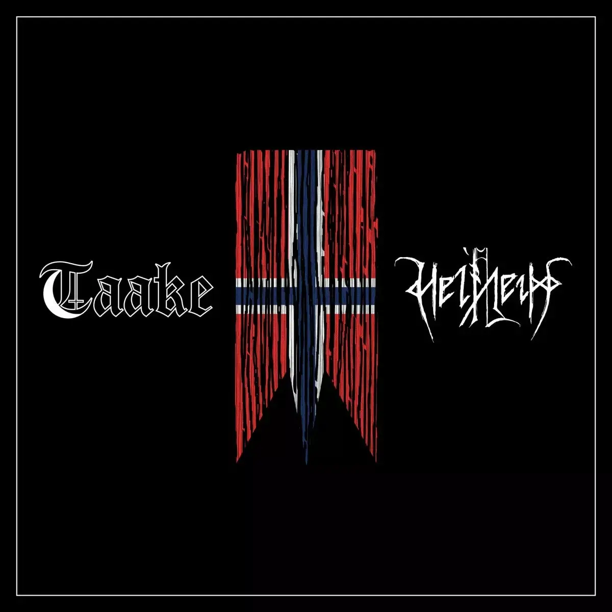 TAAKE / HELHEIM · Henholdsvis | BLACK 10" LP (Black Metal Vinyl) · Bild 1