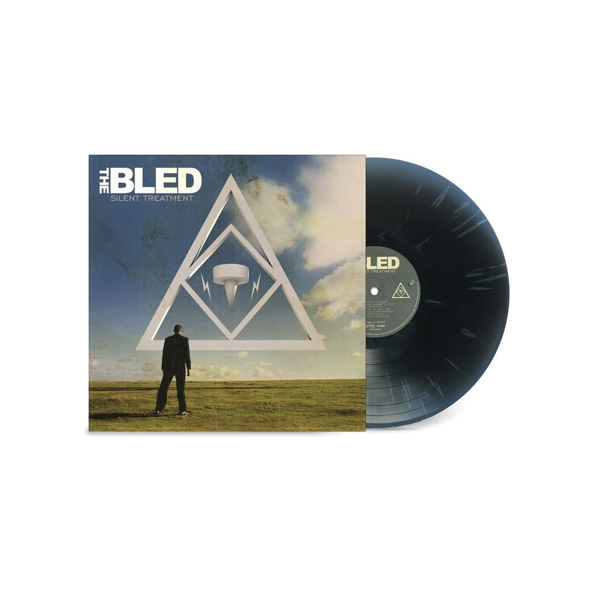THE BLED · Silent Treatment | BLACK/BLUE SPLATTER LP (Post Hardcore Vinyl)