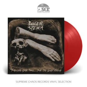 PUNGENT STENCH · For God Your Soul... For Me Your Flesh | TRANSPARENT RED LP (Death Metal Vinyl)