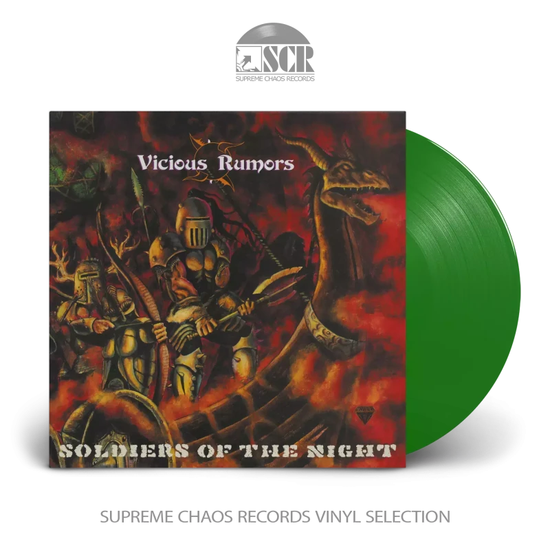 Vicious Rumors · Soldiers Of The Night (Re-Issue) | Transparent Green LP