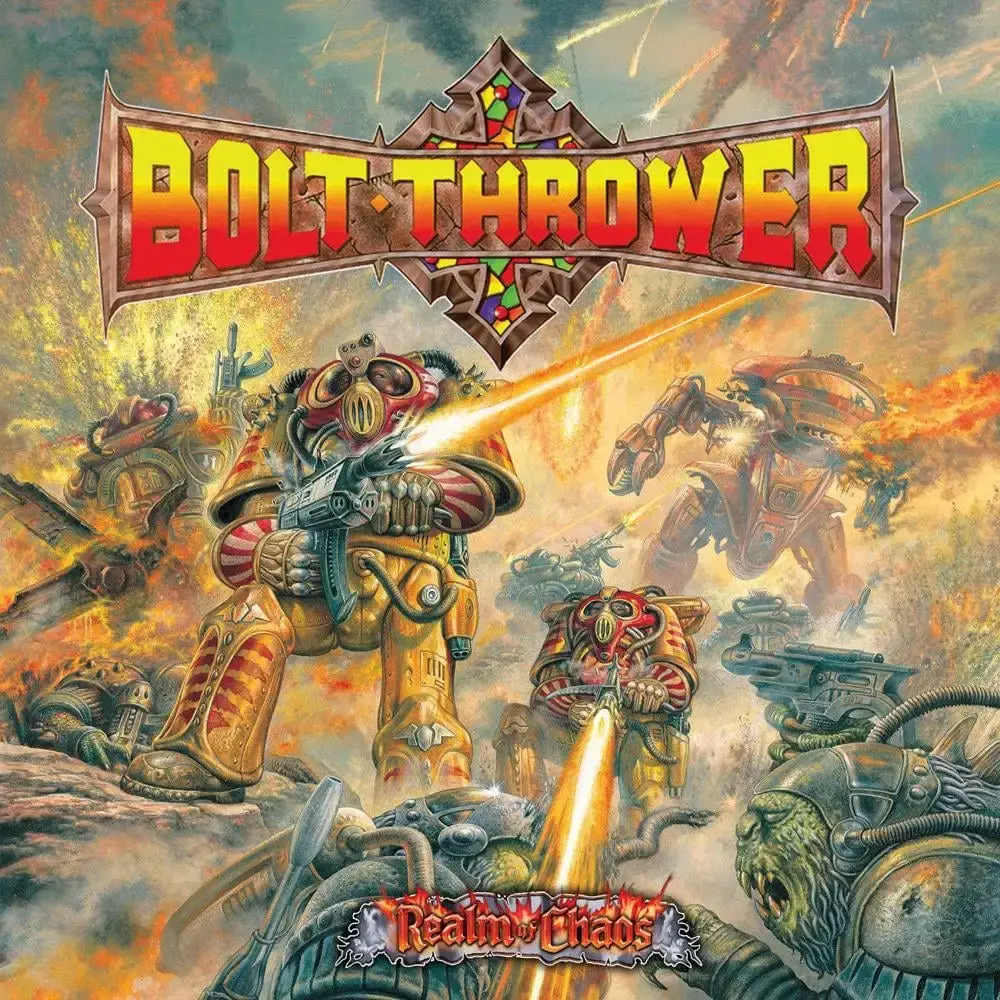 BOLT THROWER · Realm Of Chaos | WHITE LP (Death Metal/Grindcore Vinyl) · Bild 1