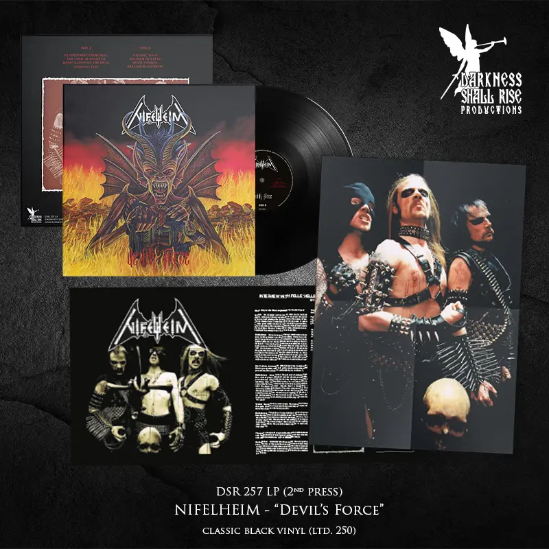 NIFELHEIM · Devil's Force (Re-Release) | BLACK LP (Black Metal Vinyl) · Bild 3