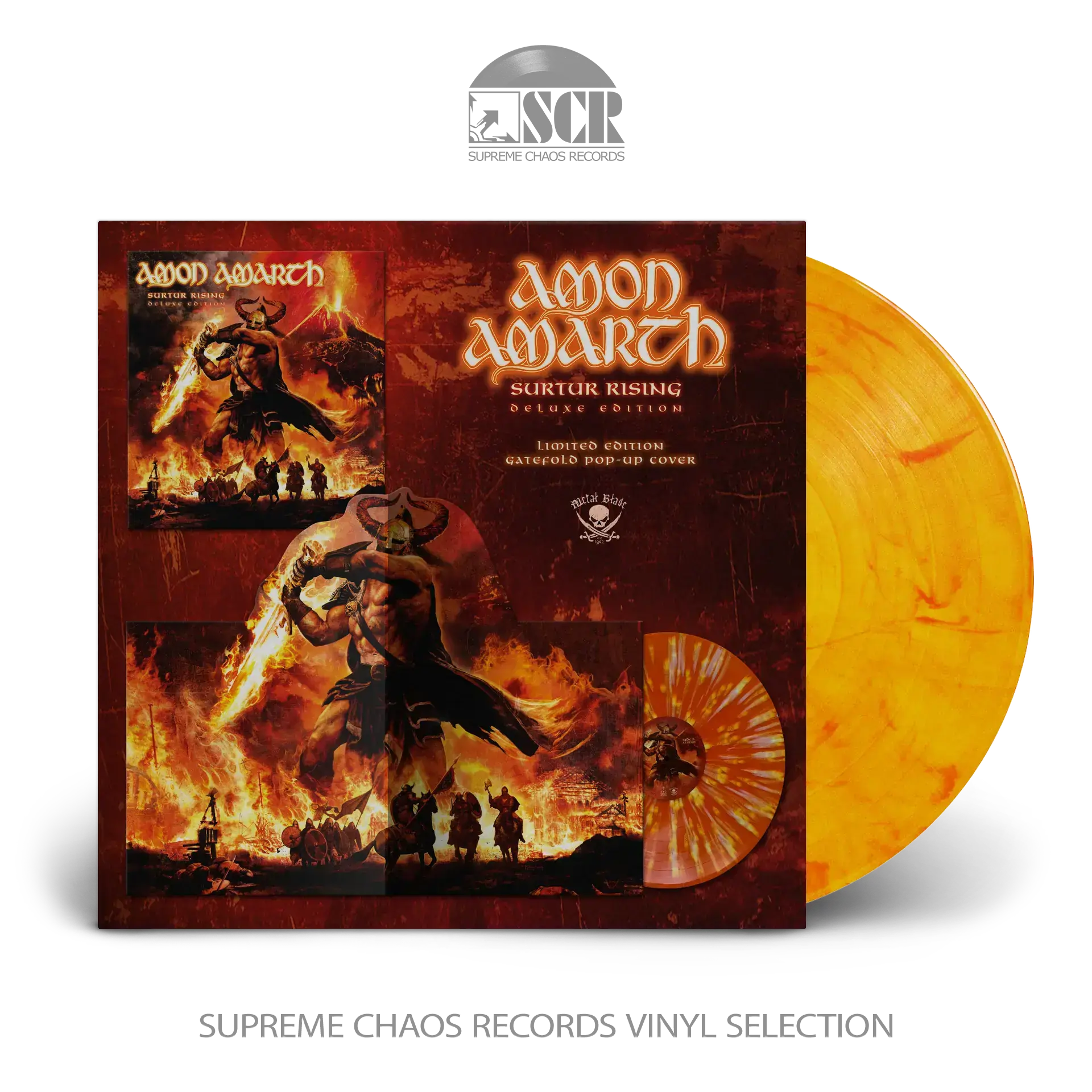 AMON AMARTH · Surtur Rising (B-Stock) | SUN YELLOW MARBLED LP (Death Metal Vinyl)