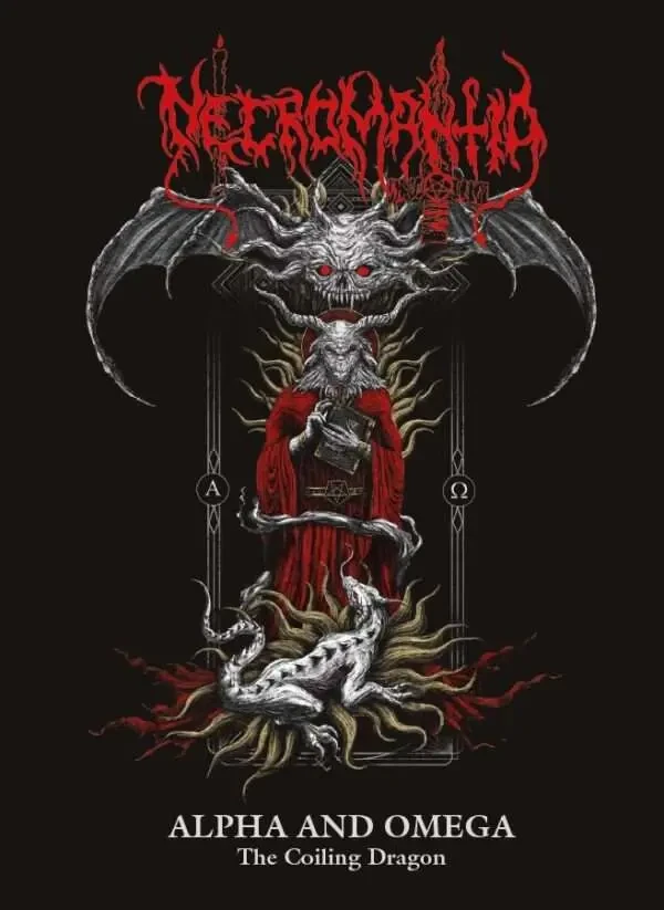 NECROMANTIA · Alpha And Omega – The Coiling Dragon | 2CD A5 BOOK (Black Metal CDs) · Bild 2
