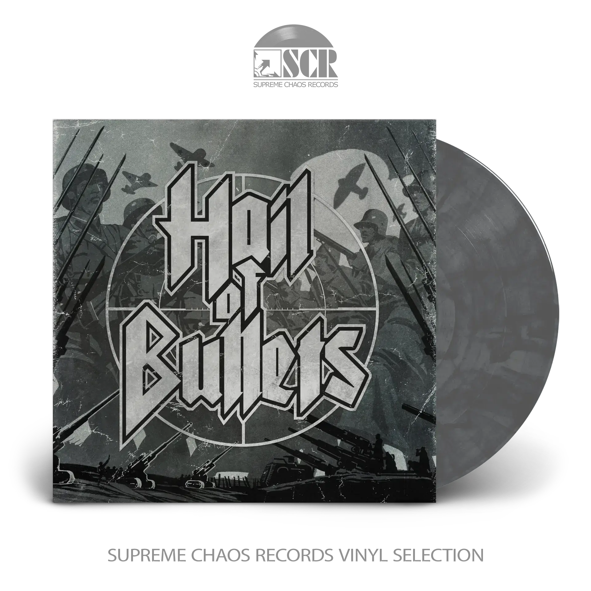 HAIL OF BULLETS - Hail Of Bullets · GREY MARBLED LP HAIL OF BULLETS - Hail Of Bullets · GREY MARBLED LP (Death Metal Vinyl)