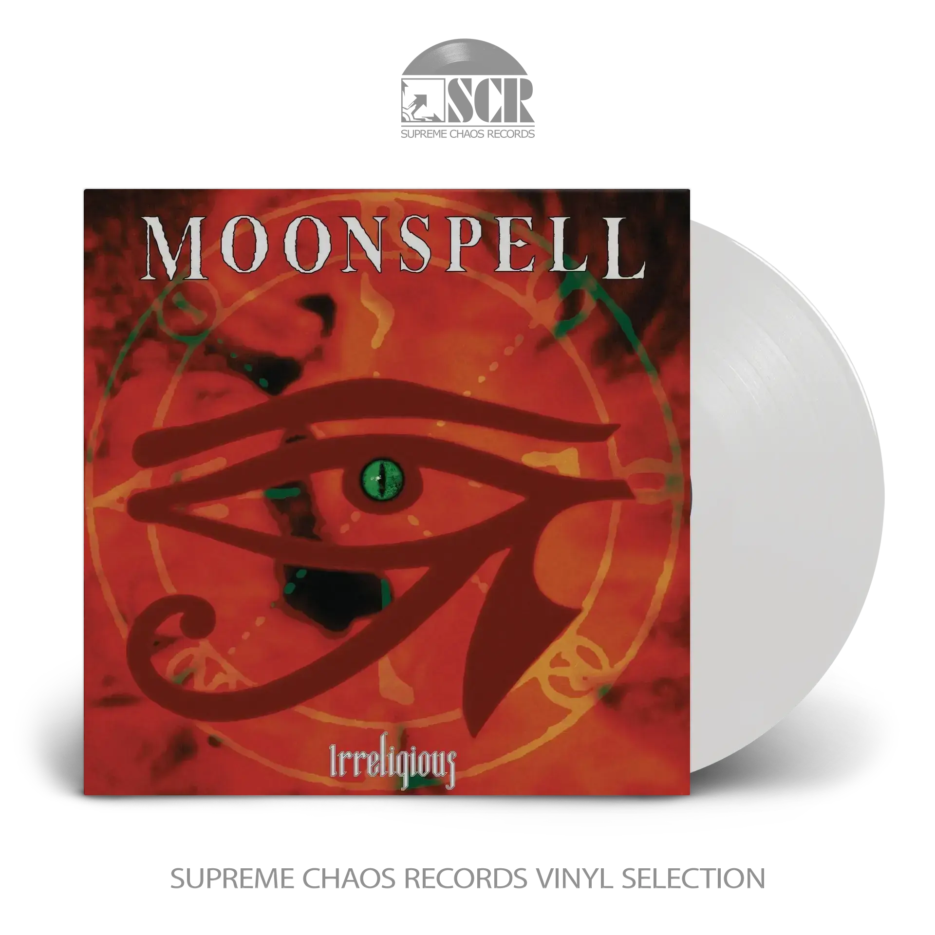 MOONSPELL - Irreligious · WHITE LP MOONSPELL - Irreligious · WHITE LP (Gothic Metal Vinyl)