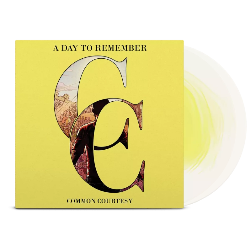 A DAY TO REMEMBER · Common Courtesy | LEMON CLEAR DLP (Metalcore Vinyl)