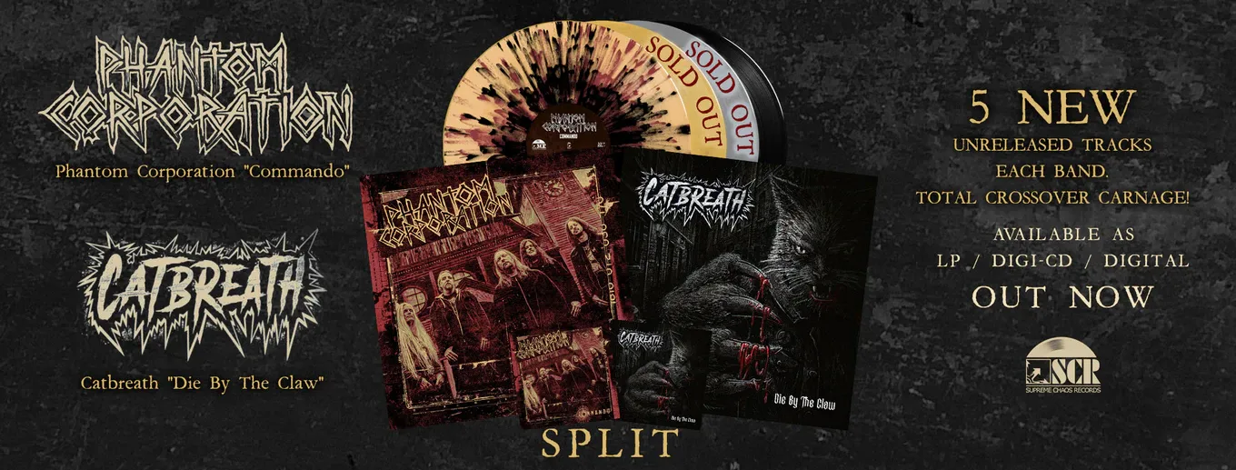 Phantom Corporation, Catbreath Split Release auf exklusiven Vinyl und CD