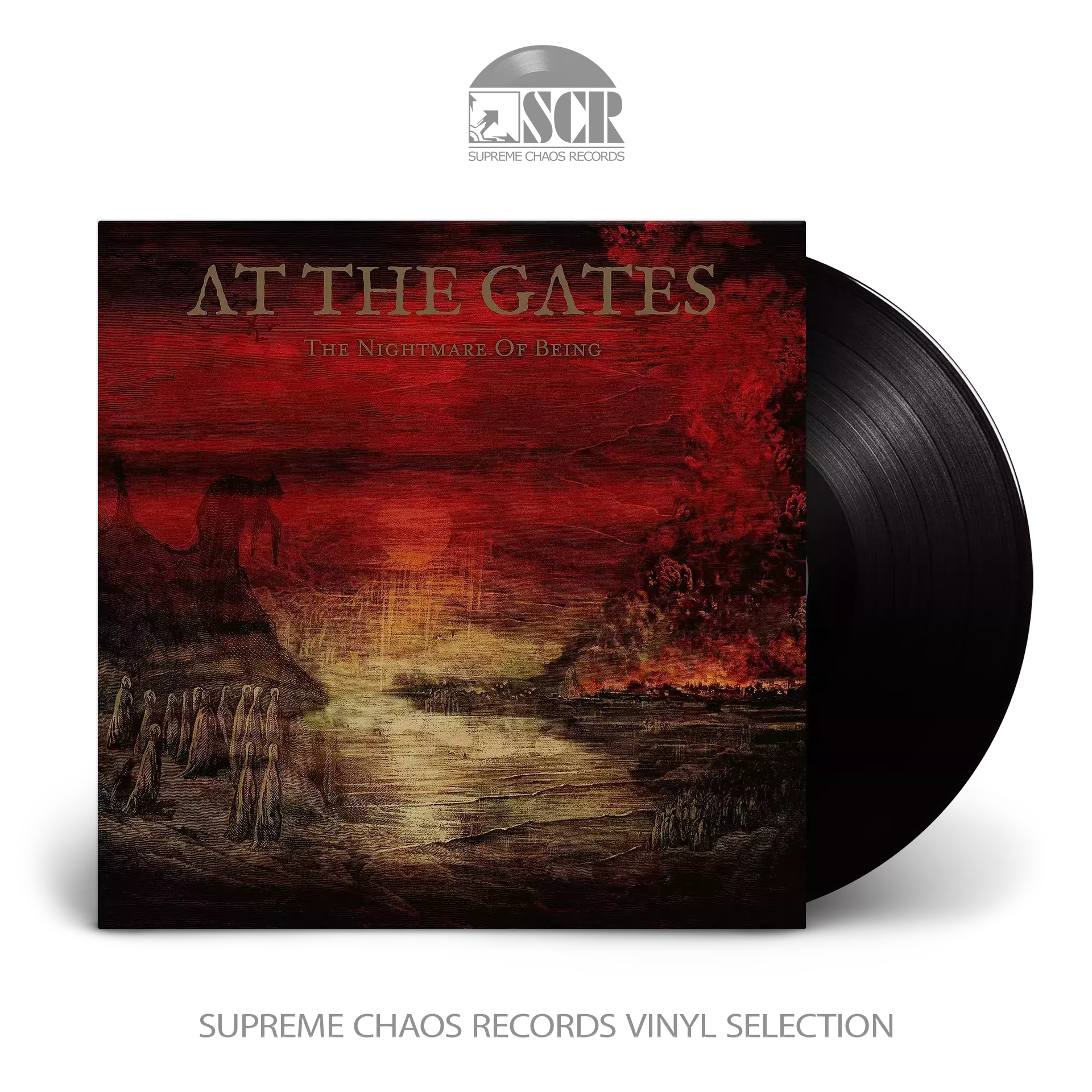 AT THE GATES - The Nightmare Of Being · BLACK LP AT THE GATES - The Nightmare Of Being · BLACK LP (Death Metal Vinyl)