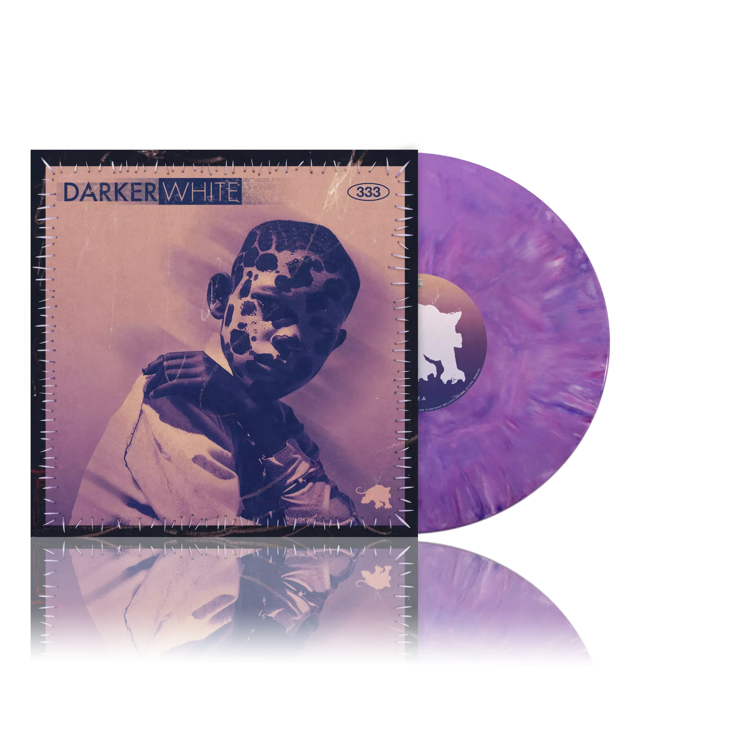 FEVER 333 - Darker White · WHITE/LILAC/TRANSPARENT MAGENTA MARBLED LP (Nu Metal Vinyl)