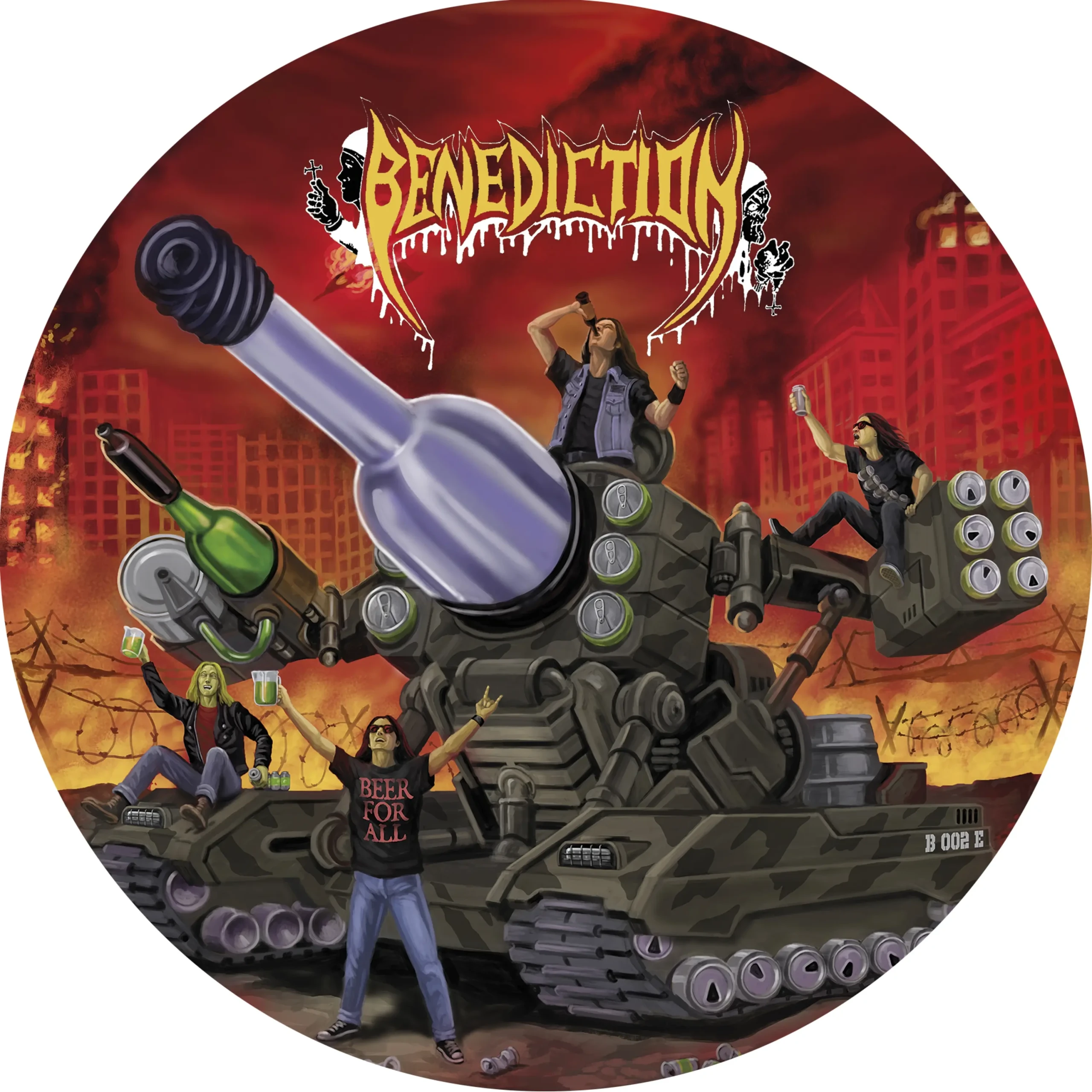 BENEDICTION - Benediction · 7" PICTURE EP BENEDICTION - Benediction · 7" PICTURE EP (Death Metal Vinyl)