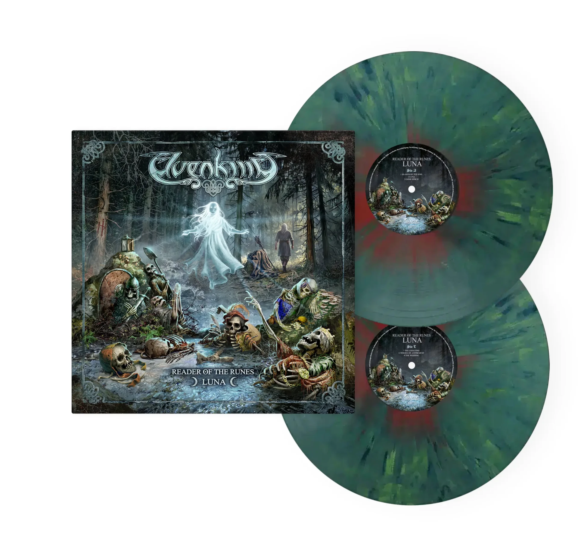ELVENKING - Reader Of The Runes-Luna · SPLATTER 2LP (Heavy Metal Vinyl)