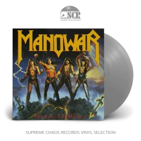MANOWAR · Fighting the World | SILVER LP (Heavy Metal Vinyl)