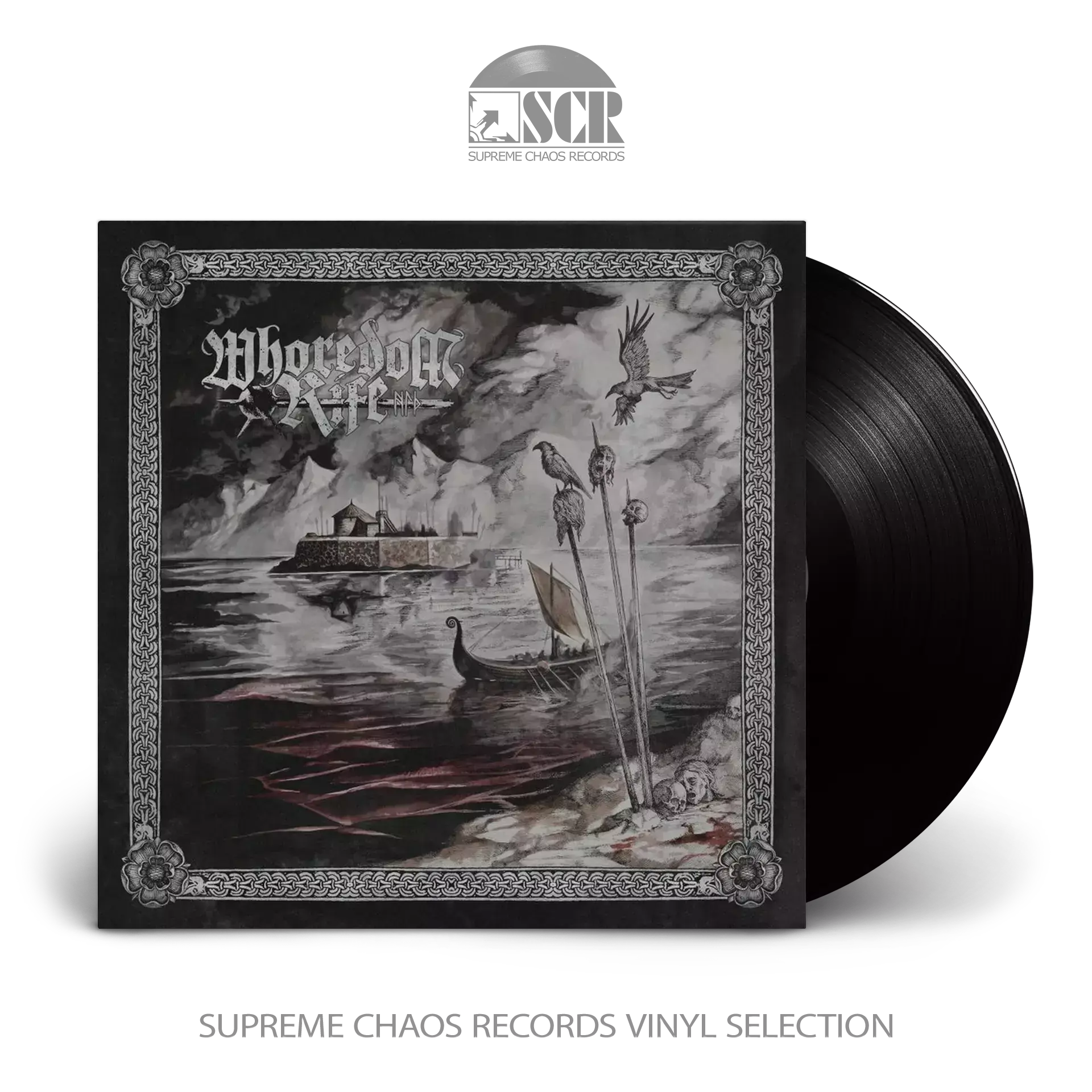 WHOREDOM RIFE - Nid: Hymner Av Hat · BLACK LP WHOREDOM RIFE - Nid: Hymner Av Hat · BLACK LP (Black Metal Vinyl)