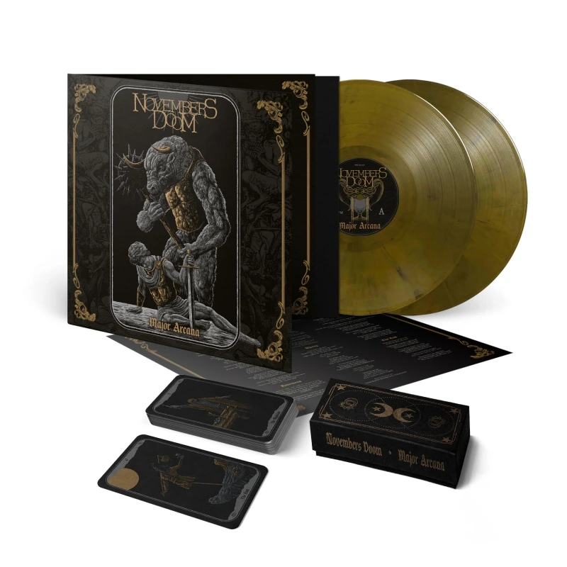 NOVEMBERS DOOM · Major Arcana | GOLD/BLACK 2LP BUNDLE (Dark Metal/Doom Metal/Death Metal Vinyl)