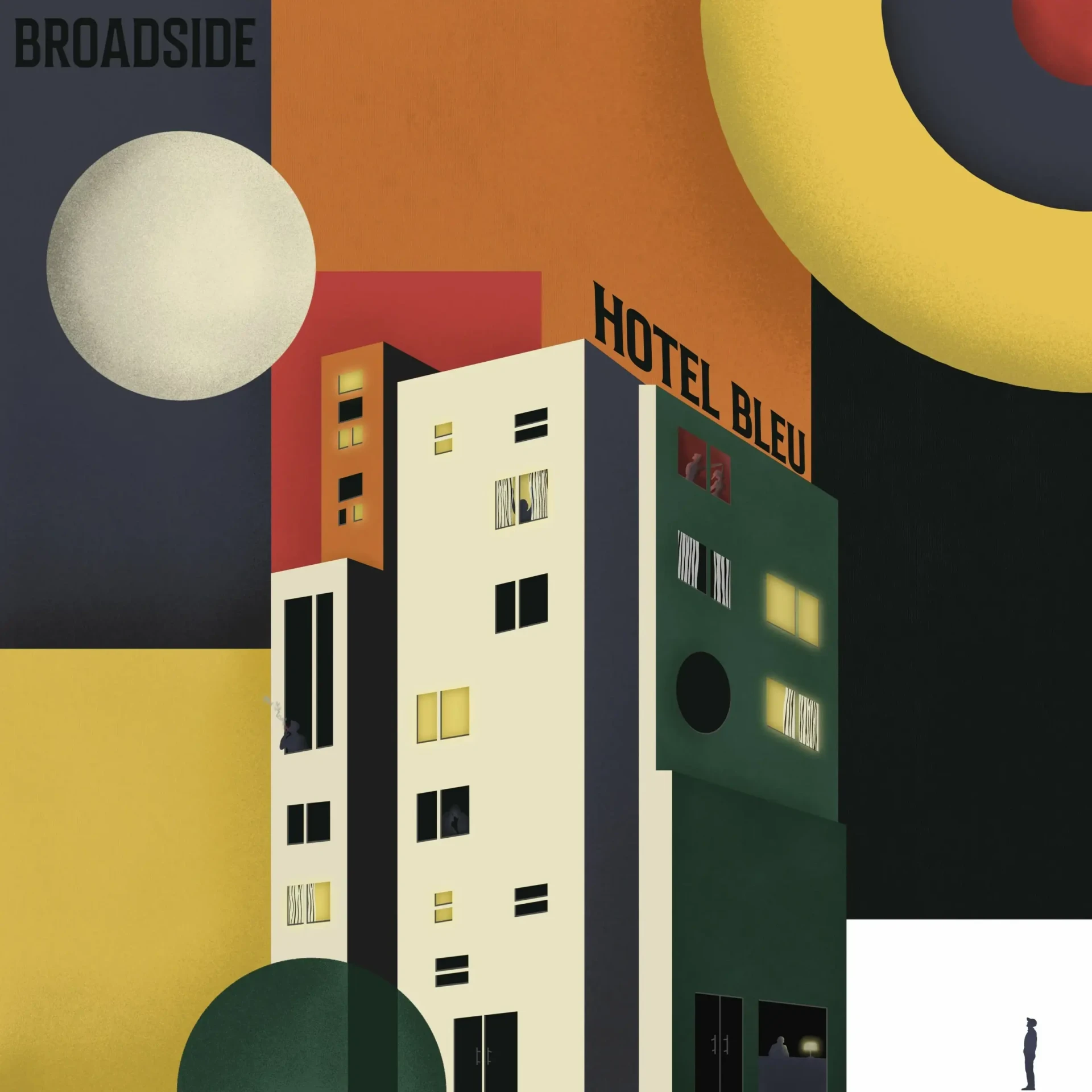 BROADSIDE · Hotel Bleu | SOLID ORANGE LP (Alternative Rock Vinyl) · Bild 1