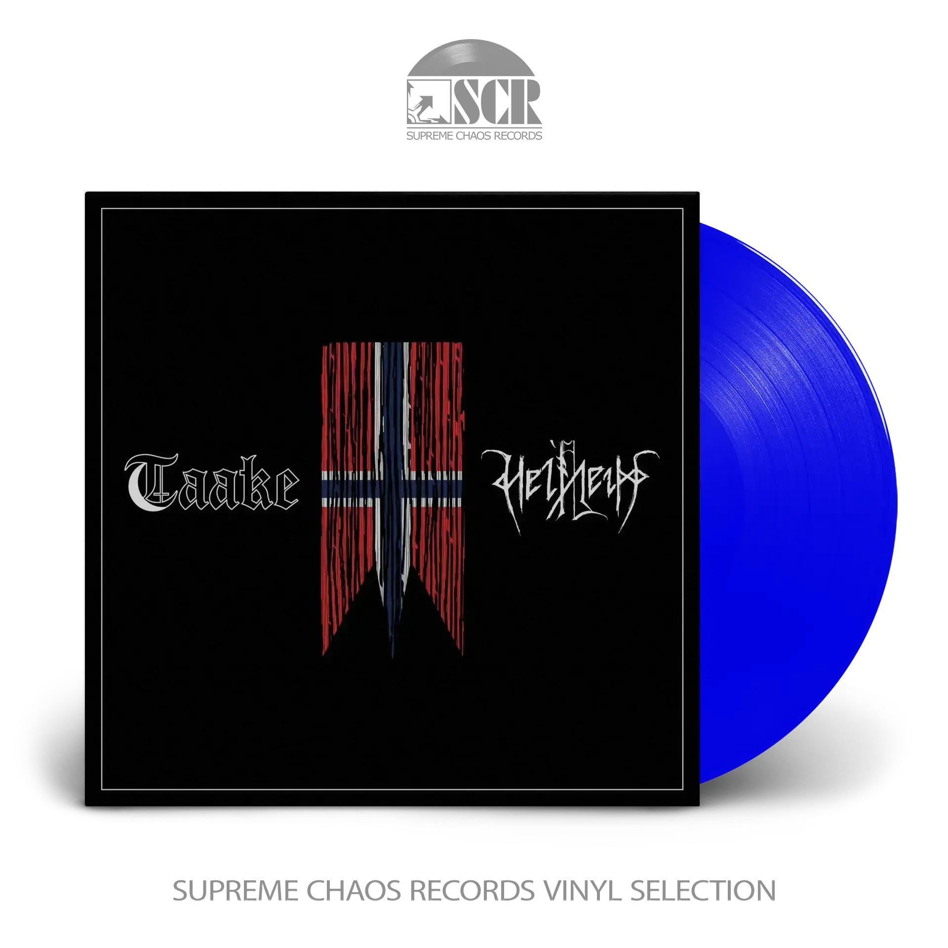 TAAKE / HELHEIM · Henholdsvis | BLUE 10" LP (Black Metal Vinyl)