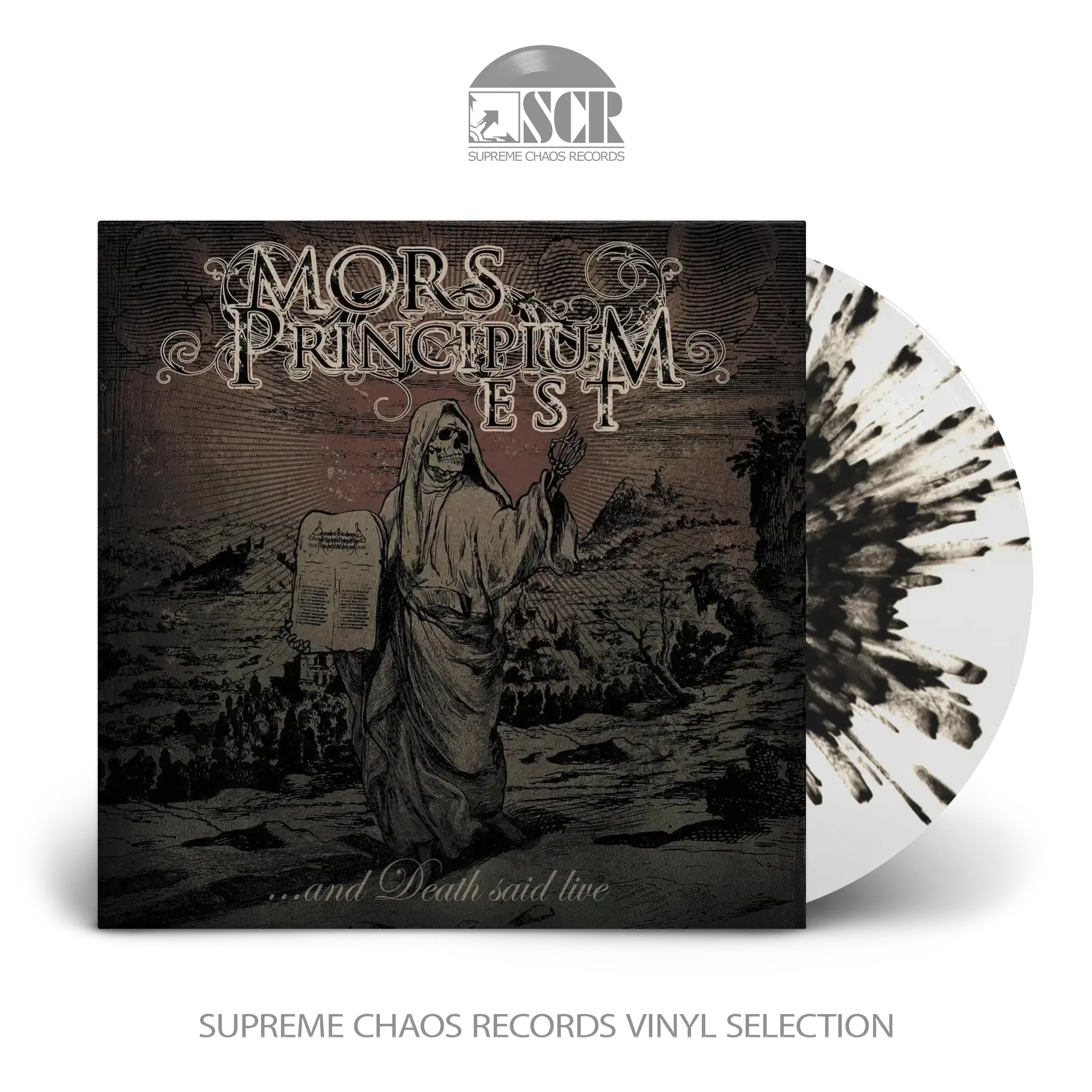 MORS PRINCIPIUM EST · And Death Said Live | CLEAR/BLACK/OLIVE SPLATTER LP (Melodic Death Metal Vinyl)
