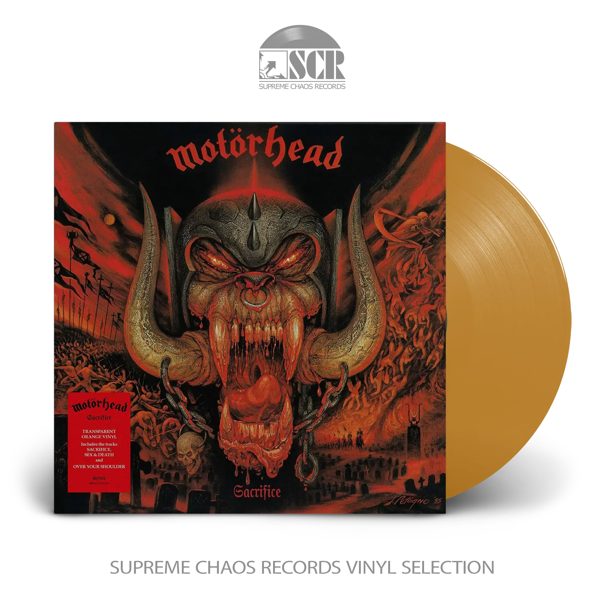 MOTÖRHEAD · Sacrifice | ORANGE LP (Heavy Metal Vinyl)