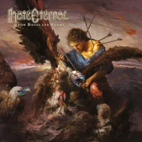 HATE ETERNAL · Upon Desolate Sands | TRANSPARENT BLUE/RED SPLATTER LP (Death Metal Vinyl) · Bild 1