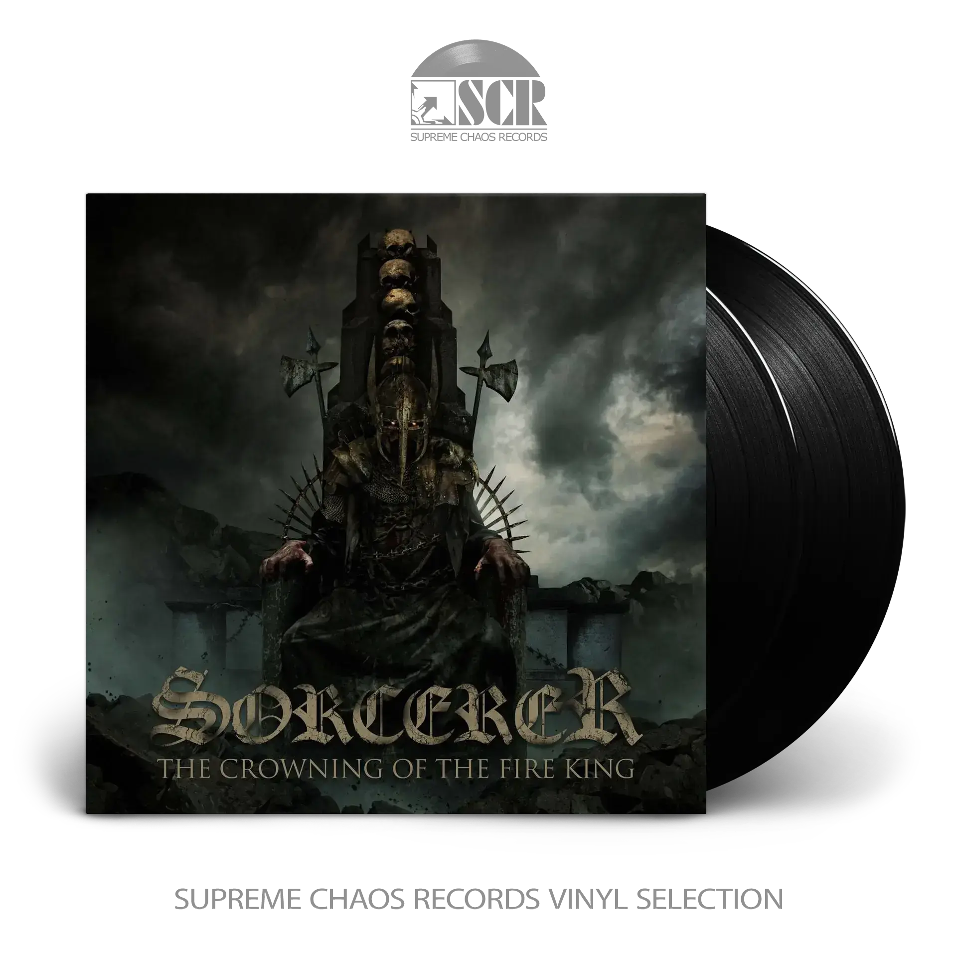 SORCERER · The Crowning Of The Fire King | BLACK 2LP (Heavy Metal/Doom Metal Vinyl)