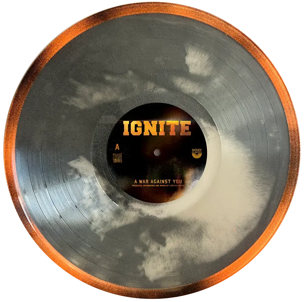 IGNITE · A War Against You | SILVER DUST FILLED LP (Hardcore Vinyl) · Bild 2