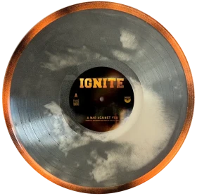IGNITE · A War Against You | SILVER DUST FILLED LP (Hardcore Vinyl) · Bild 2