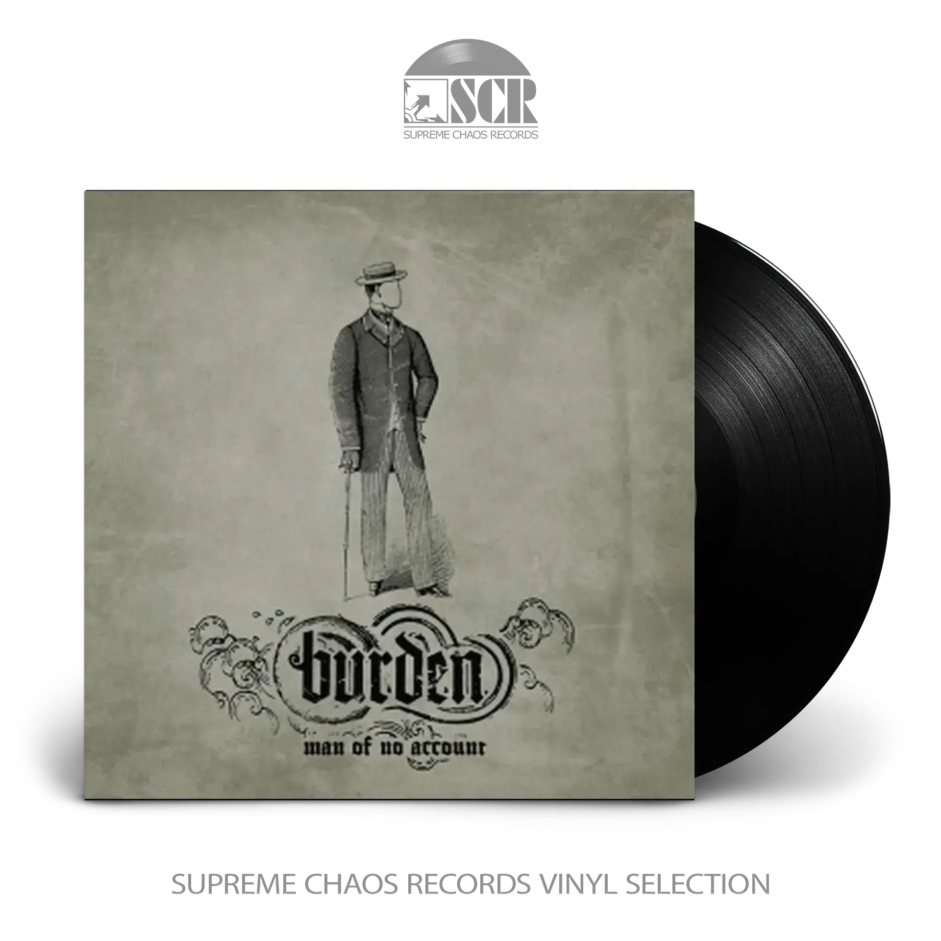 BURDEN - Man Of No Account · BLACK 7" EP (Stoner Rock Vinyl)
