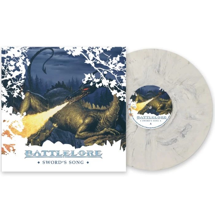 BATTLELORE · Sword's Song | WHITE BLACK MARBLED LP (Symphonic Metal Vinyl)