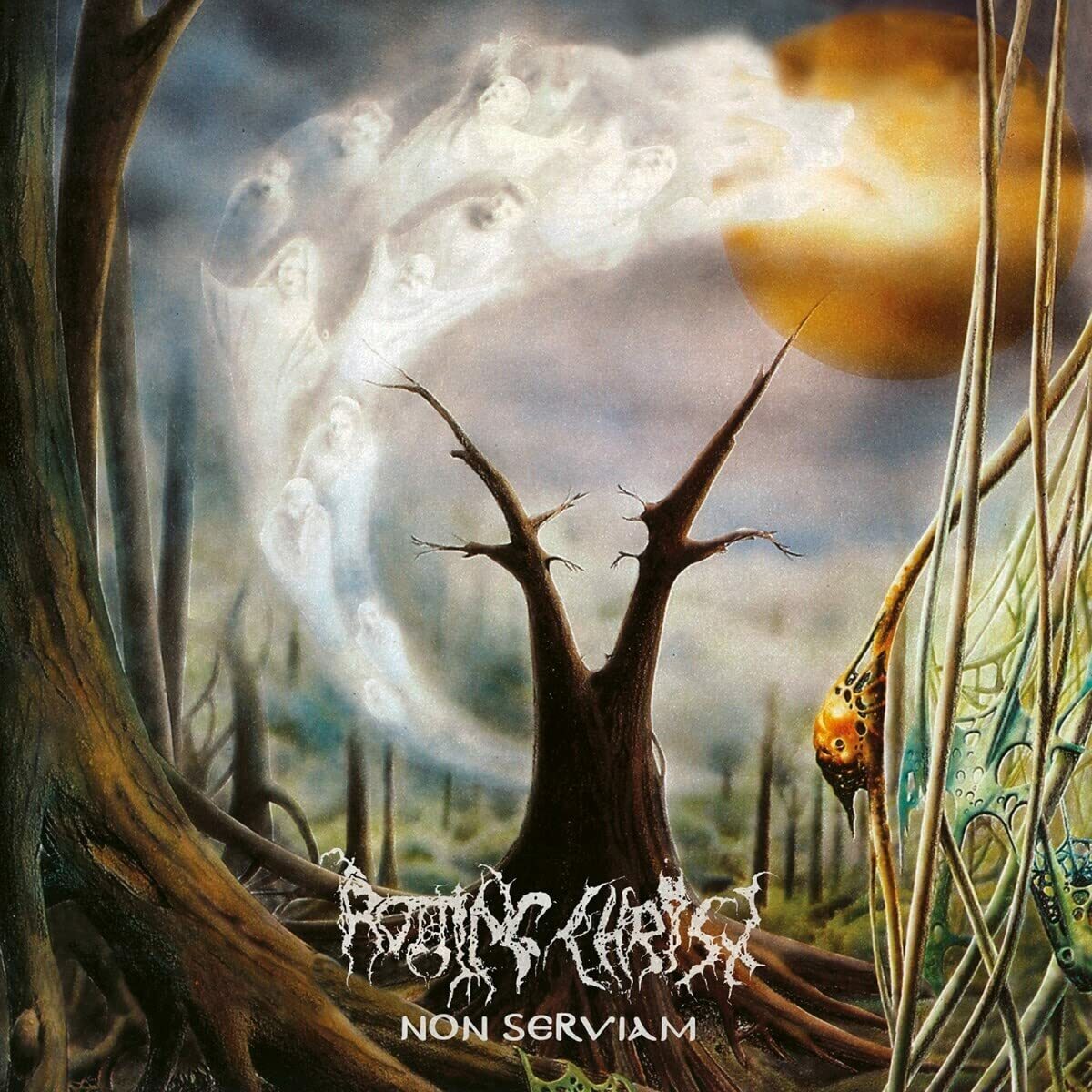 ROTTING CHRIST · Non Serviam | GOLD/BLACK LP (Black Metal Vinyl) · Bild 1