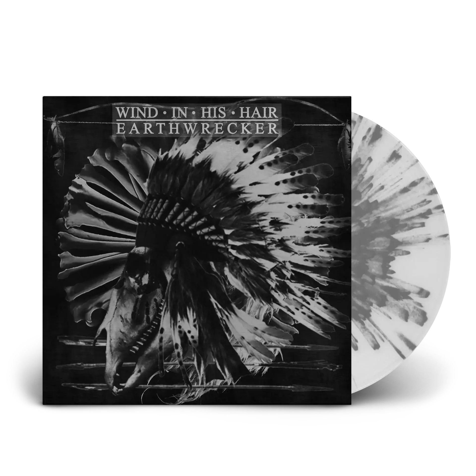 WIND IN HIS HAIR - Earthwrecker · WHITE SPLATTER LP (Black Metal Vinyl)