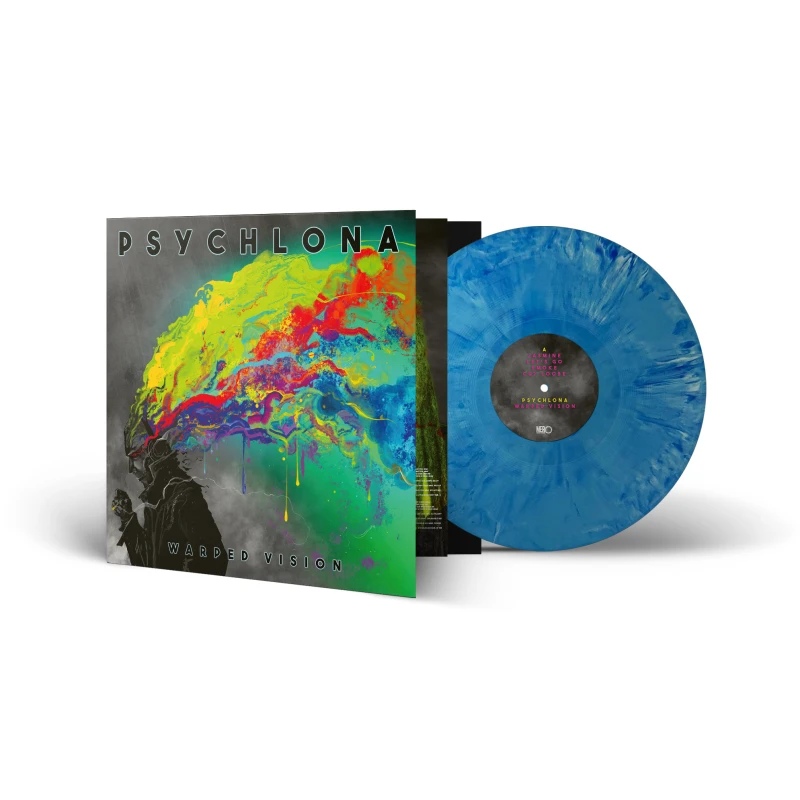 PSYCHLONA · Warped Vision | BLUE/WHITE LP (Stoner Rock Vinyl)
