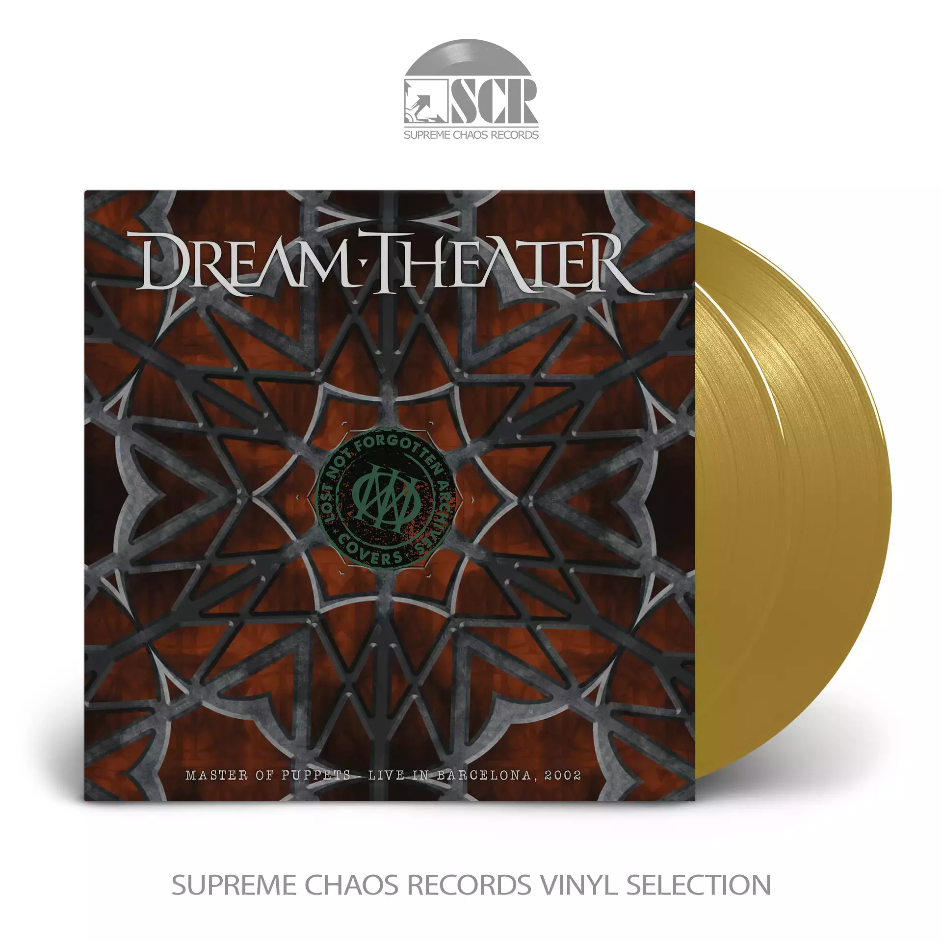DREAM THEATER · Master Of Puppets - Live in Barcelona 2002 | GOLD 2LP (Progressive Metal Vinyl)