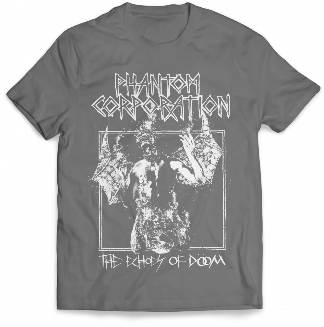 PHANTOM CORPORATION - The Echoes Of Doom · GREY T-SHIRT