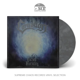 CARNATION · Cursed Mortality | SILVER/BLACK MARBLED LP (Old School Death Metal Vinyl)