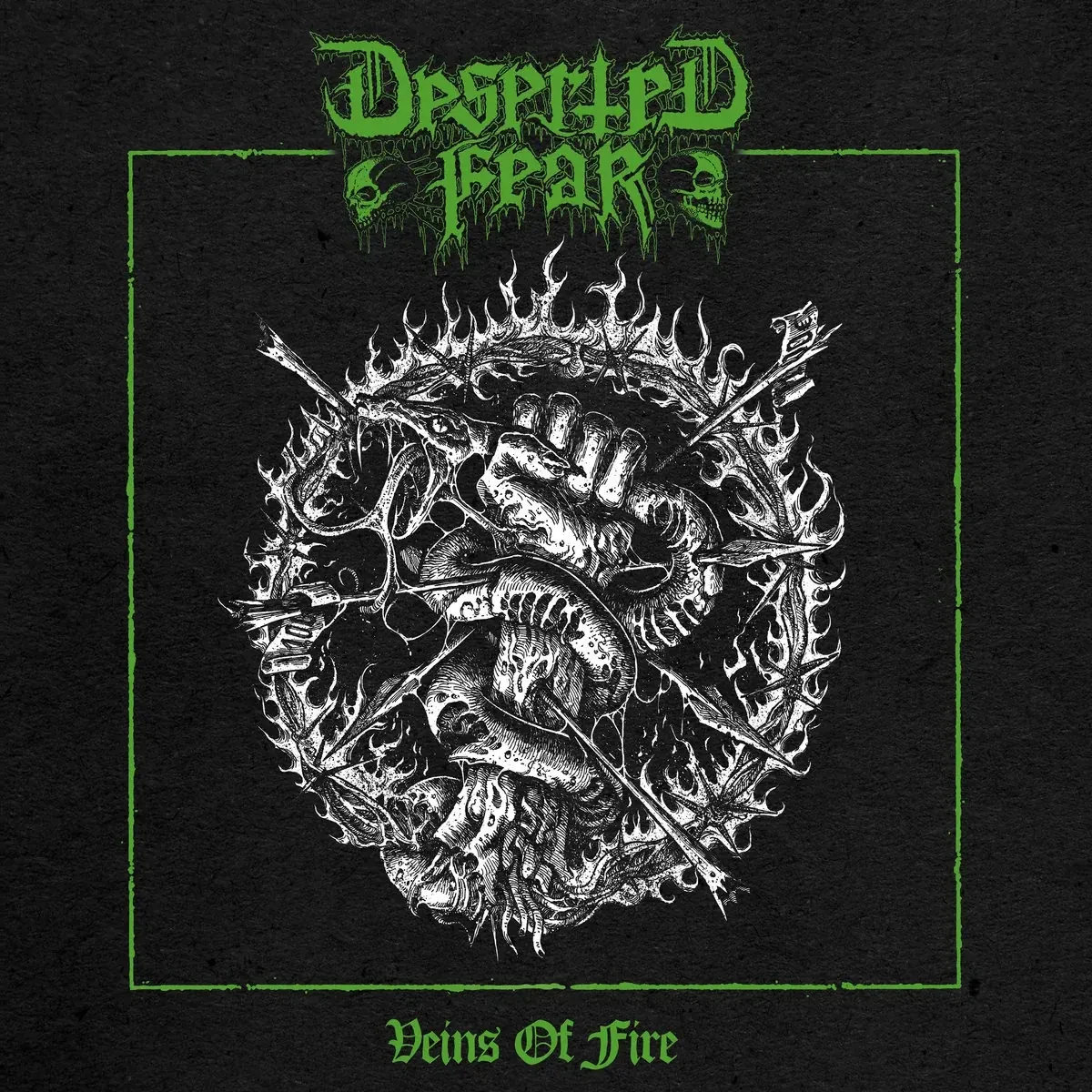DESERTED FEAR · Veins Of Fire (B-Stock) | BLACK LP (Death Metal Vinyl) · Bild 1