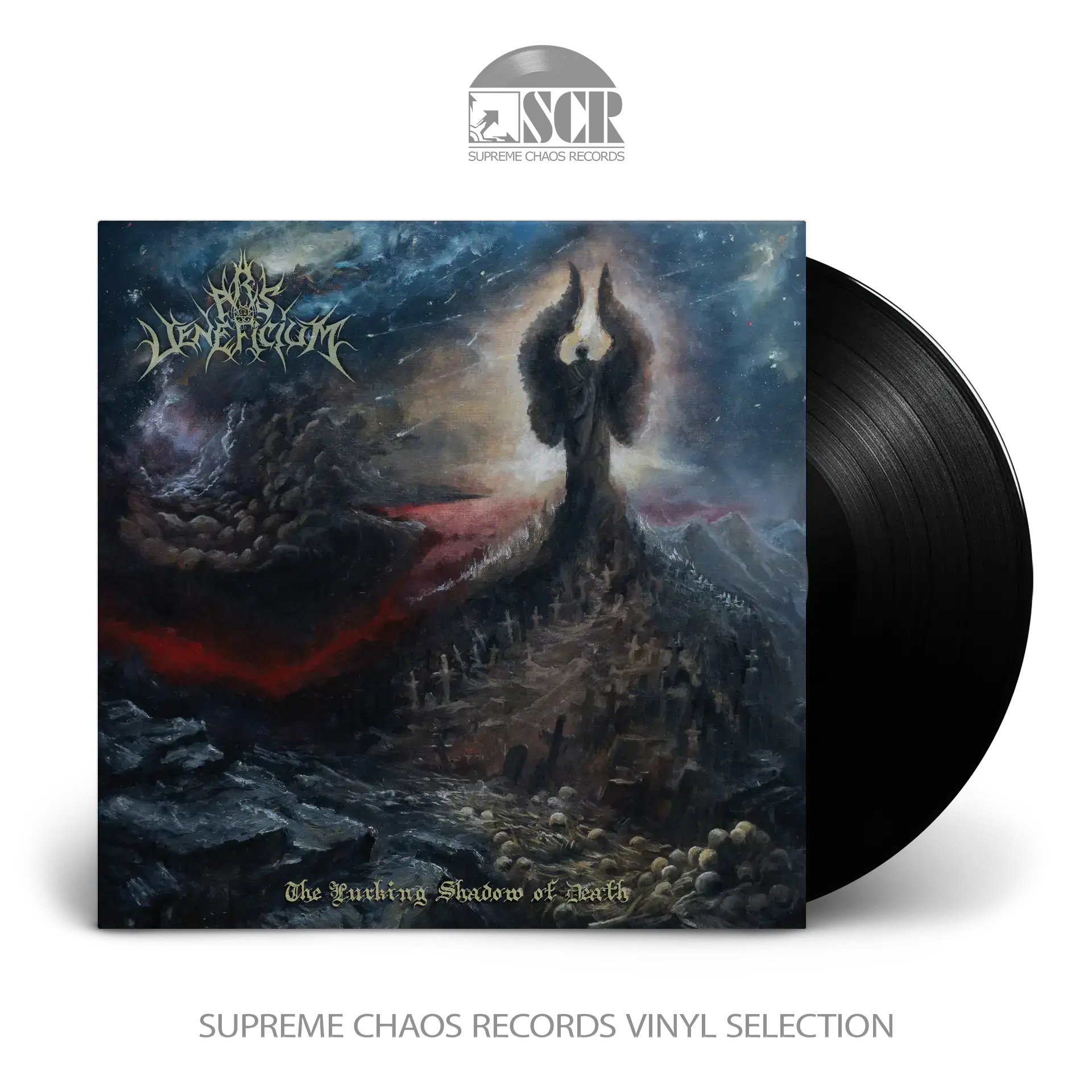 ARS VENEFICIUM - The Lurking Shadow Of Death · BLACK LP (Black Metal Vinyl)