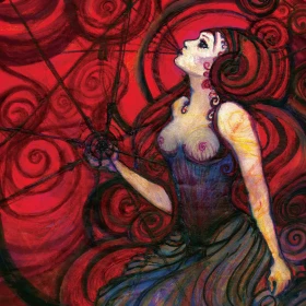 NACHTMYSTIUM · The World We Left Behind | VIOLET/BLUE GALAXY 2LP (Black Metal Vinyl) · Bild 1