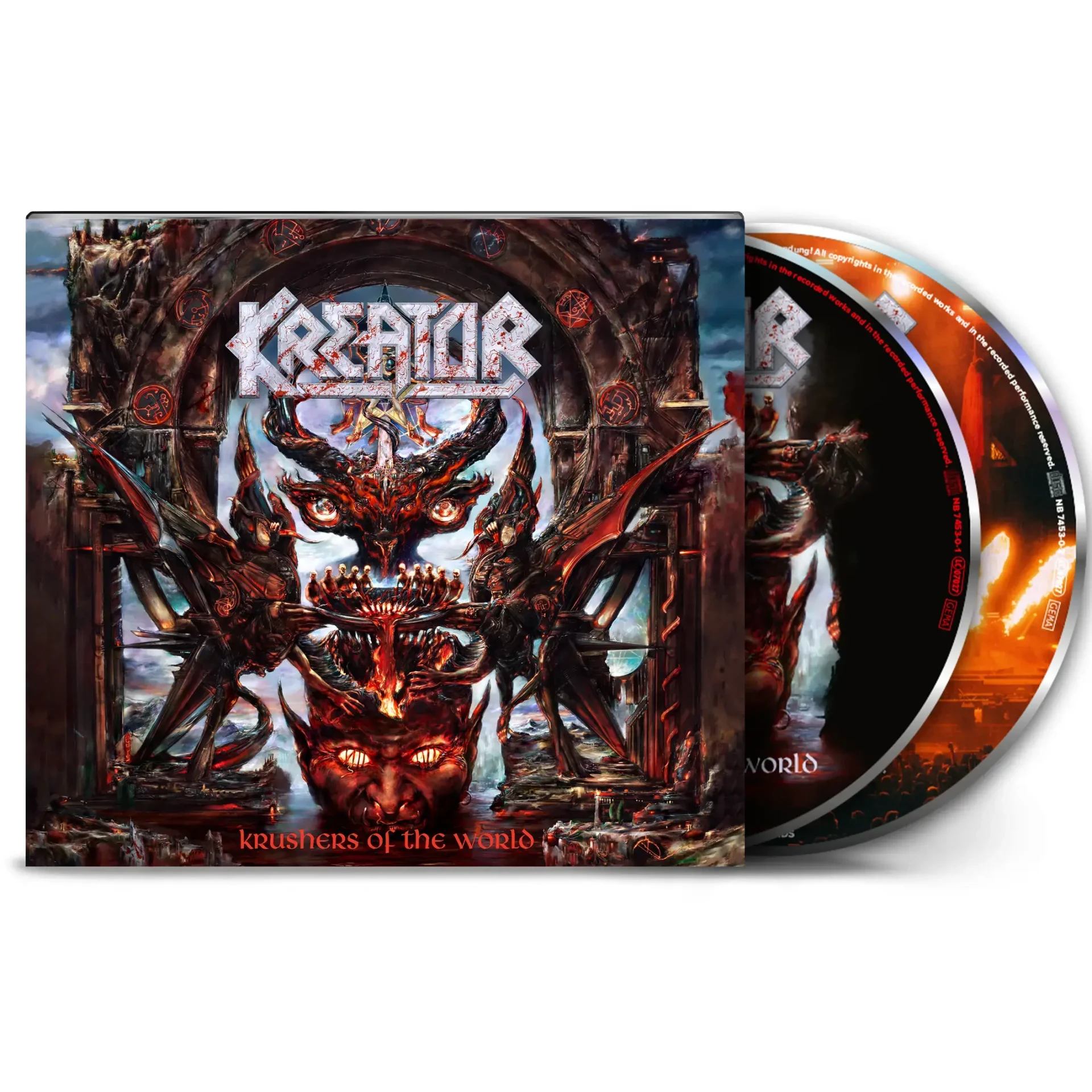 KREATOR - Krushers Of The World · 2CD DIGIPAK (Thrash Metal CDs)